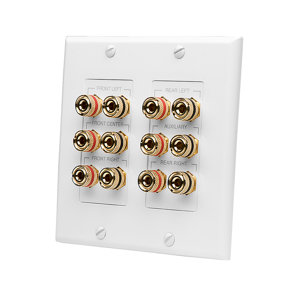 WP12 Terminal Decora Wall Plate or 5.1 Home Theater Systems